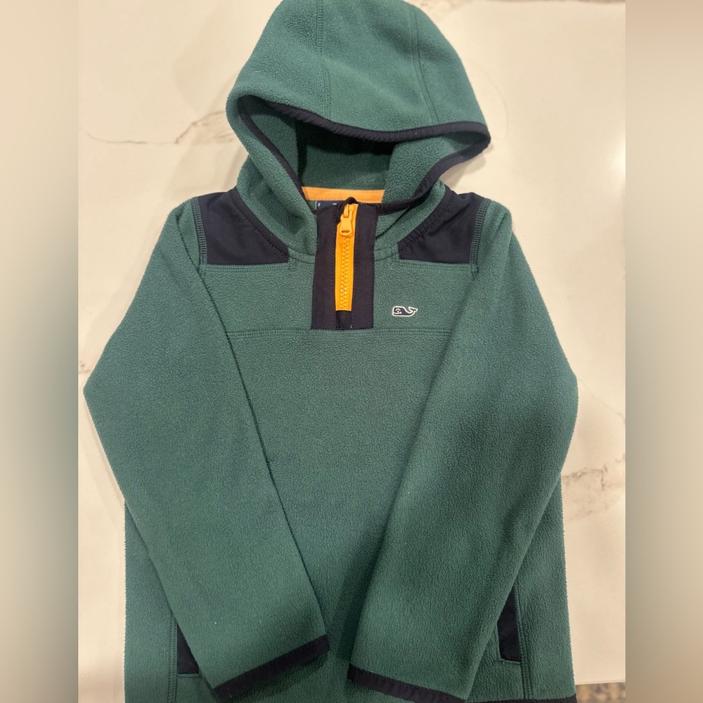 Vineyard Vines 4T hooded quarter zip